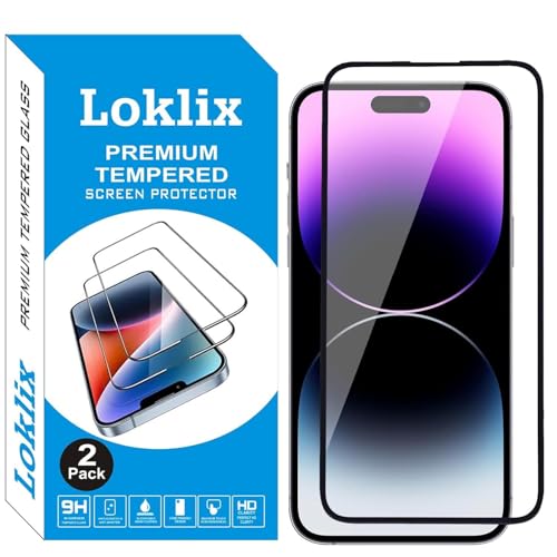 Image of Premium Tempered Glass Screen Protector with Camera Lens Protector for iPhone 14 Pro - [2-Pack] Ultra-Clear, Anti-Scratch, Easy Installation