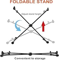 Vista 5 de TNZMART Juego de xilófono de 32 teclas con soporte ajustable de madera Glockenspiel Percusión Instrumento educativo