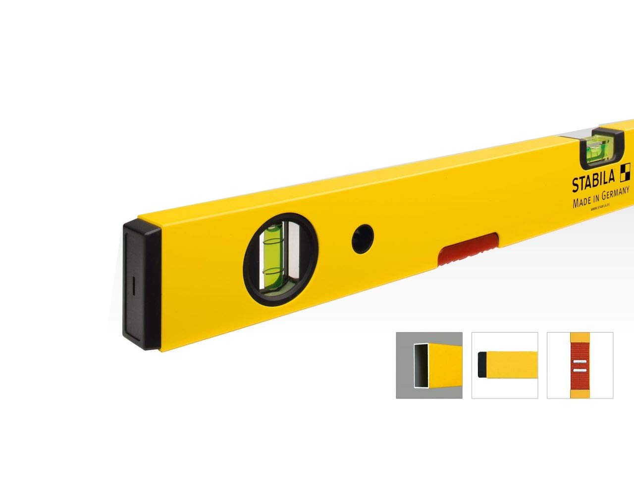 LIVELLA MAGNETICA ALLUMINIO PER MURATORE STABILA CM. 80 N. 2 BOLLE MODELLO 70 M