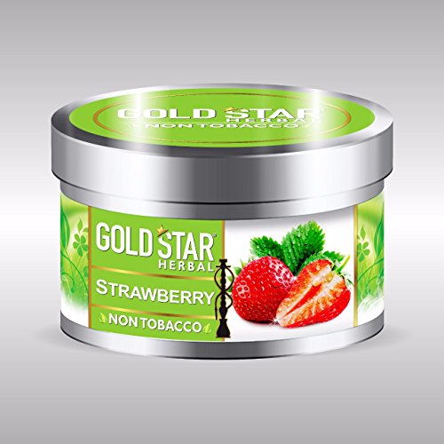 Goldstar herbal non tobacco smoke strawberry flavor pre…