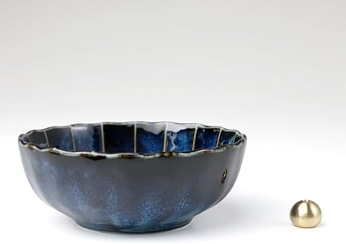 Miniatura 5 de Asayu Japan Lotus - Soporte para incienso para palos de 4.1 pulgadas (4.134 in), juego tradicional de atrapasueños de cerámica y quemador de