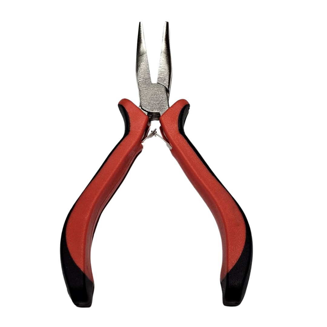 Mr.Gadget's Solutions Mini Bent Nose Plier, Professional Bent Chain Nose Pliers for Beading Jewelry Making, and Crafts - Image 2