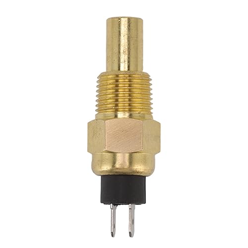 Sensor de temperatura del agua del motor 12V24V latón coche 38 NPT sensor de temperatura del refrigerante del motor reemplazo de piezas de automóvil