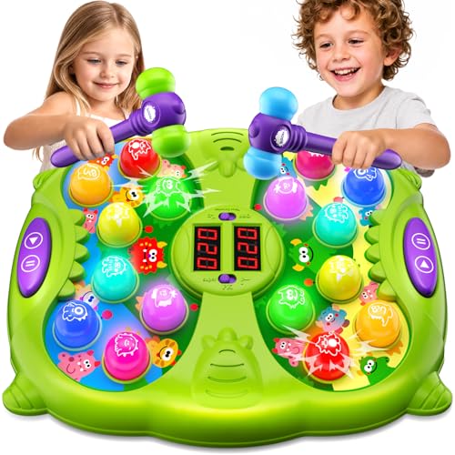 Noltola Whack Game Mole for Toddlers Pounding Toys for Kids Ages 3-12