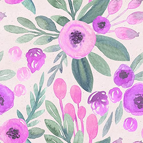 Stickers muraux fleurs violettes auto-adhésifs Magic-Stick - 3