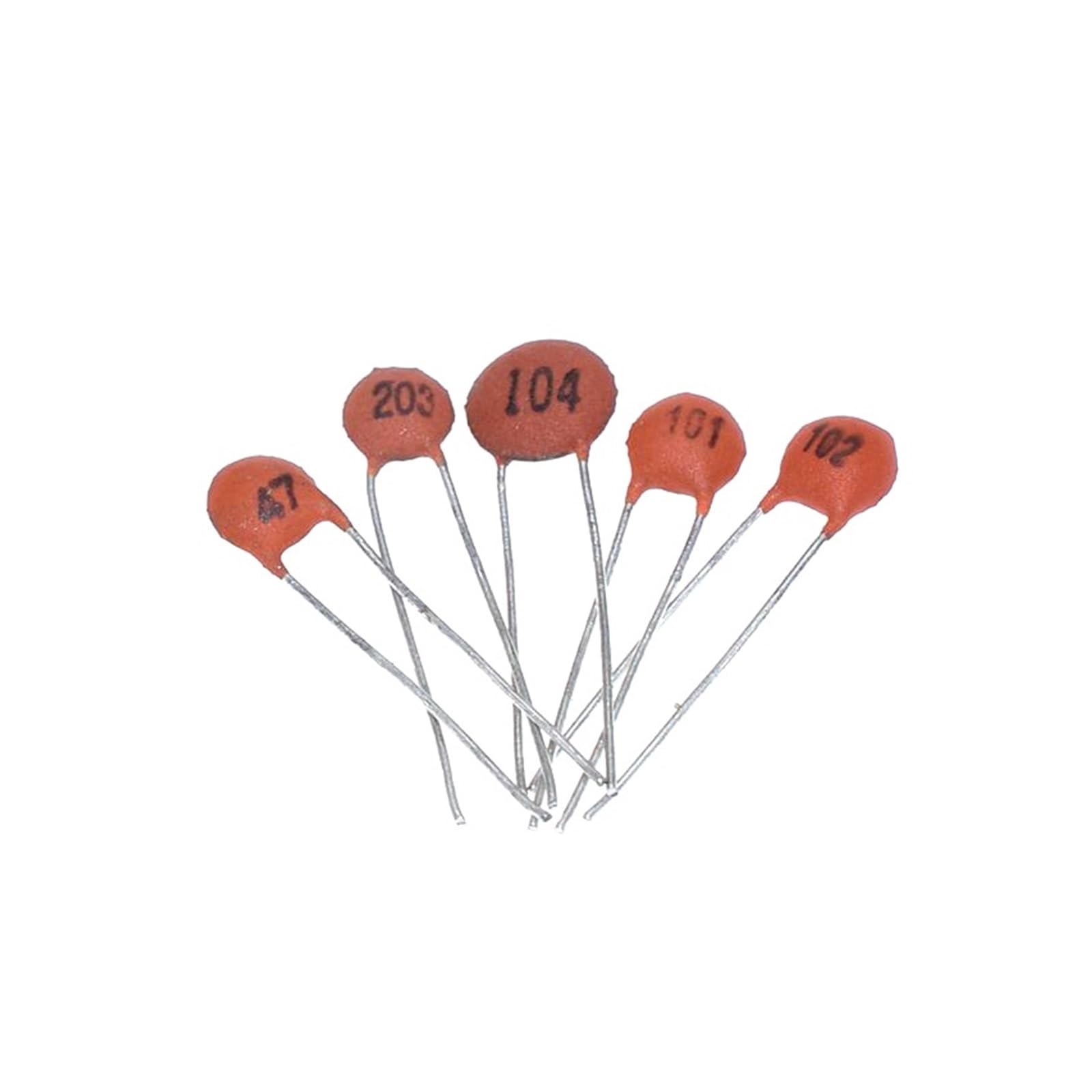 condensatori Confezione da 100 Kit di assortimento di condensatori ceramici monolitici Multistrato da 50 V da 1 PF a 100 nF(82pF)