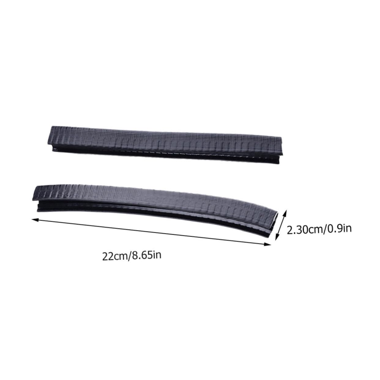 Set 2 Strisce Protettive In Gomma Per Skateboard – Paraurti Adesivi Per Punta E Coda, 29x8,5 Cm, Per Longboard E Snowboard, Facili Da Installare