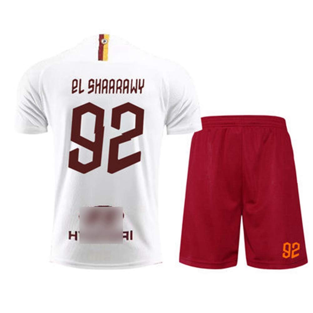 A.S.Roma#92 Stephan El Shaarawy football T-shirt jersey quick-drying short-sleeved training suit stretch breathable children,XL180~195CM