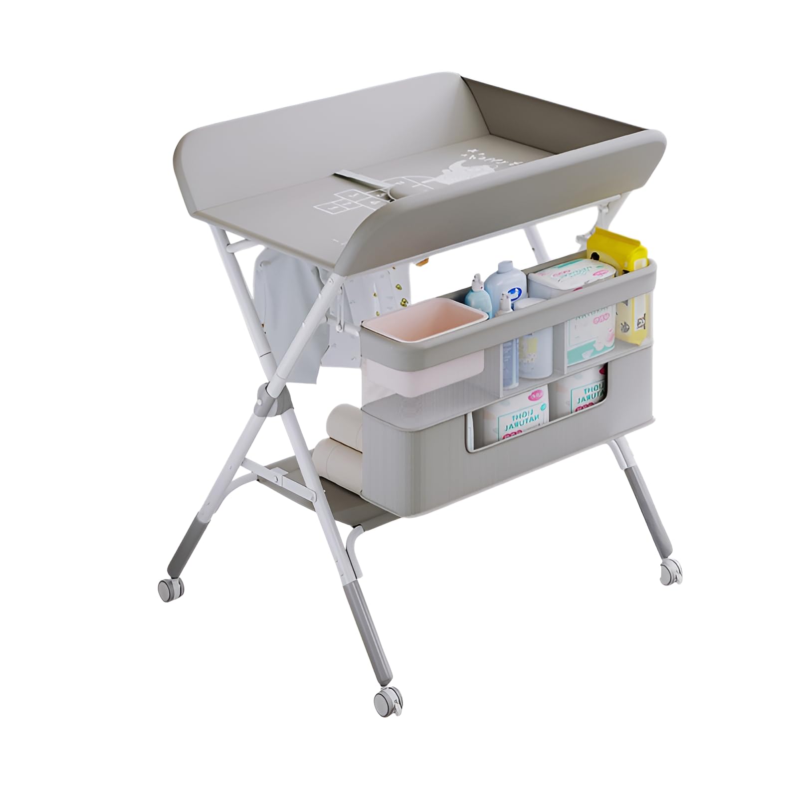 美品です✨オムツ替え、折り畳み台❣️