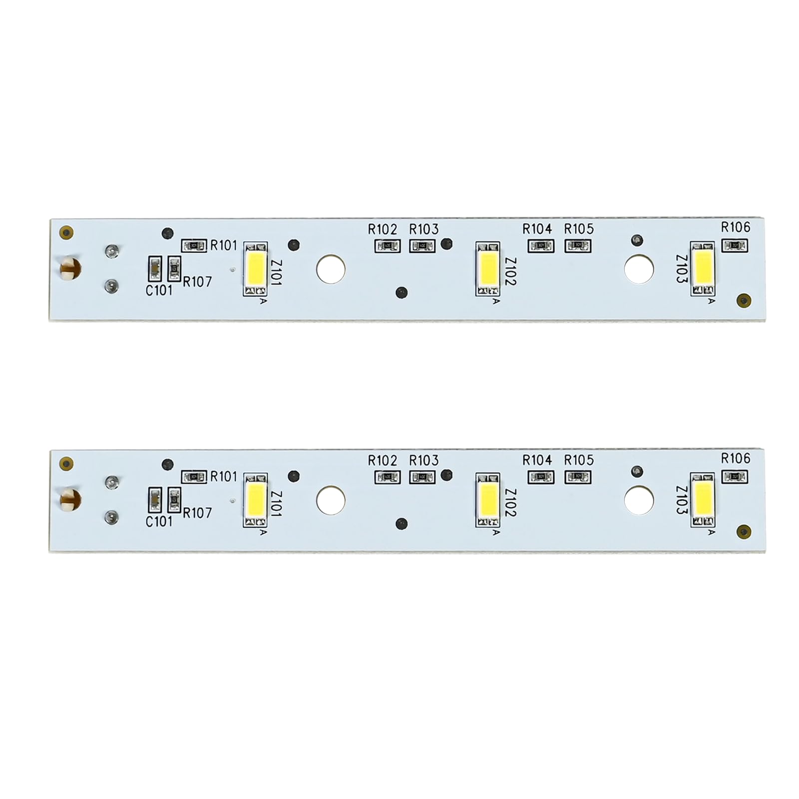 Photo 1 of 2 Pack WR55X26671 Refrigerator LED Light Board Replacement for Freezer & Fridge Models PS11767930 AP6035586 4468532 EAP11767930