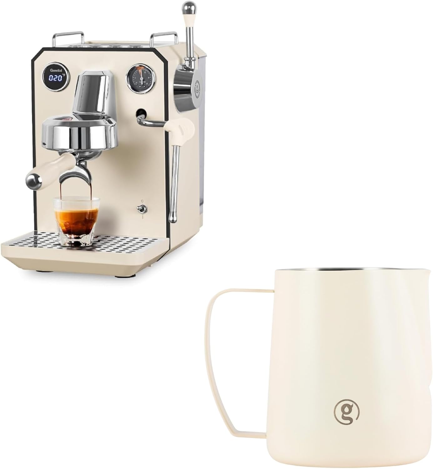 Gemilai G3006 Espresso Machine & Milk Frothing Pitcher Bundle