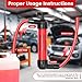 MaxWorks 51012 3-in-1 Multi-Functional Siphon Fuel Transfer Pump – Gas, Oil & Liquid Transfer with Durable ABS Construction and Air Adapter Kit for Automotive, Marine & Home Use