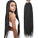 Ailsa 7Packs Crochet Braids Hair Senegalese Twist Hair 30Strands/Pack(14inch,1B)