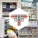 10Pcs Compact Wire Conductor Connector, T-Shape Lever Nut Wire Connector, Quick Splitter 3 Way Electrical Connectors, AWG 28-12