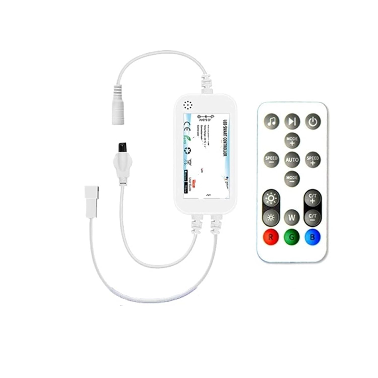 LED Controller DC5V 12V WS2811 WS2812B LED Light with dimmer and Remote Control(DC5V WS2812B)