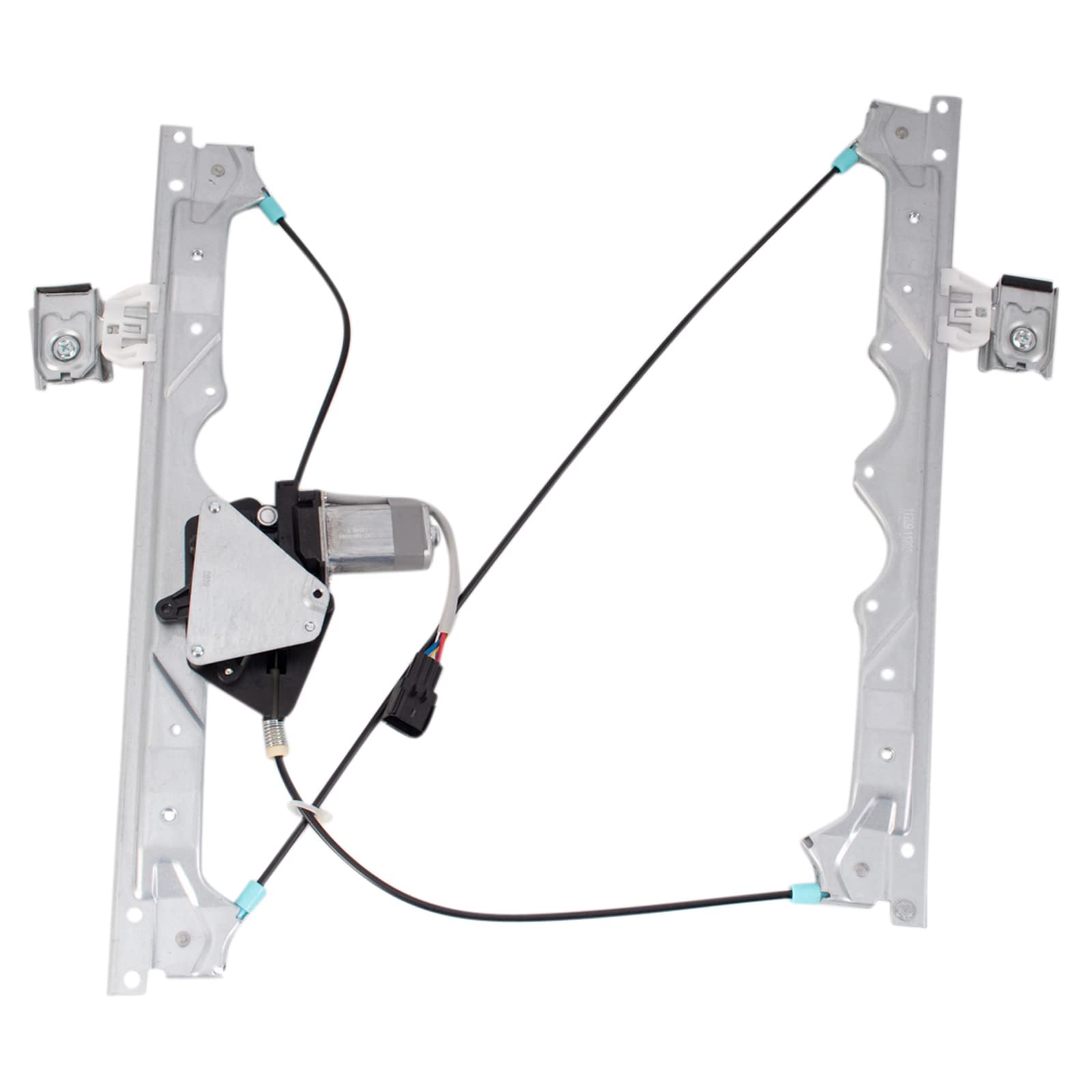TRQ Front Right Power Window Regulator &amp; Motor Assembly Passenger Side Compatible with 2006-2010 Jeep Grand Cherokee