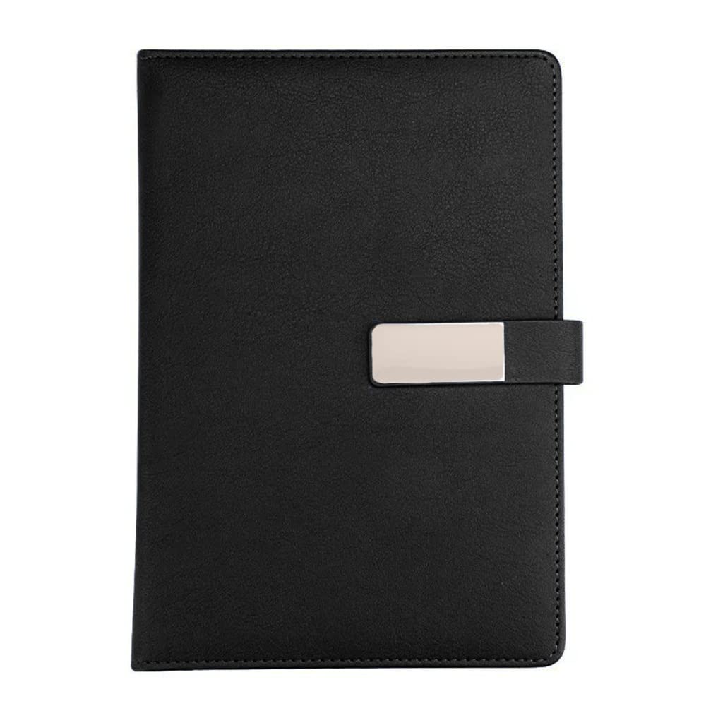 Classic Hard Leather Cover Notebook – Journal, Diary, Lined Rules Pages for Writing, Notes, Planning, to Do - Office, School, Business - 6.9" x 9.8" B5 Office Paper Products, Writing Pads & Diaries