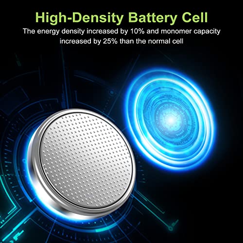Image of POWEROWL High Capacity CR2016 Battery (15-Pack) CR 2016 3v Lithium Batteries, 10 Years Leak-Free