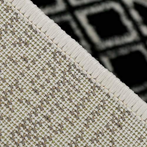 Tapis table basse salon et chambre 2.0x2.8m style rétro chic - 8