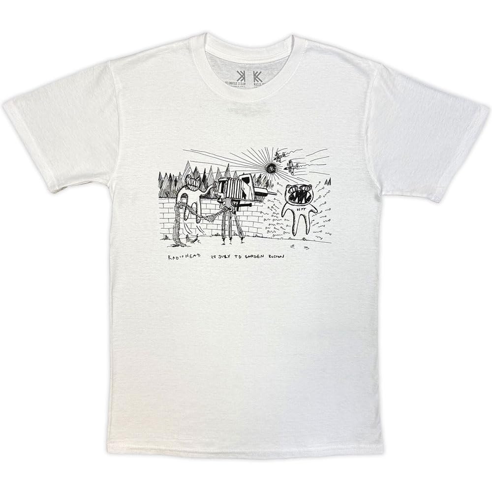 Rock Off officially licensed products Radiohead Despot Organic T Shirt XXL White