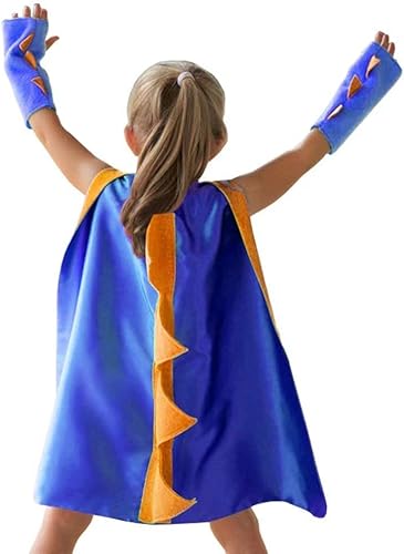 Miniatura 10 de QIAONIUNIU Disfraz de dragón de dinosaurio y guanteletes para Halloween, ropa de vestir para niños pequeños, de 3 a 8 años, color verde