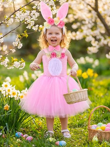 Disfraz de Conejo para Niñas con Tutu y Accesorios miniatura 2
