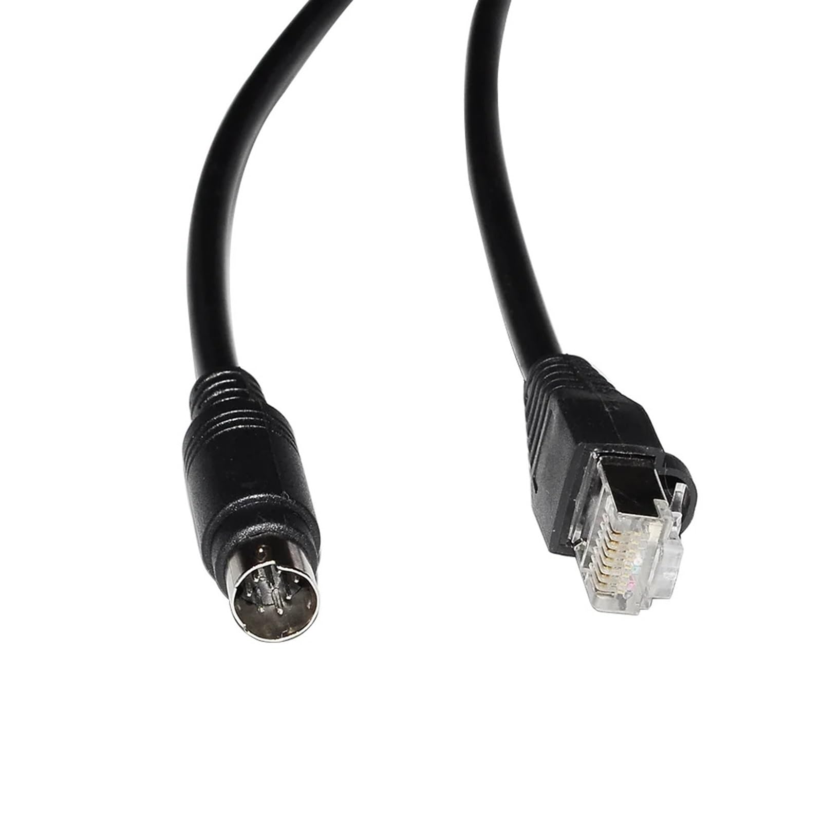 Cable de comunicación de programación RS422, conector macho RJ45 a Mini Din 8P MD8(3 metres)