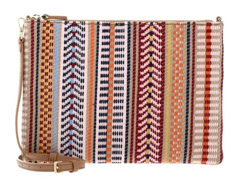Sac à épaule Coccinelle Mantas Multi en cuir premium Azul et Skin