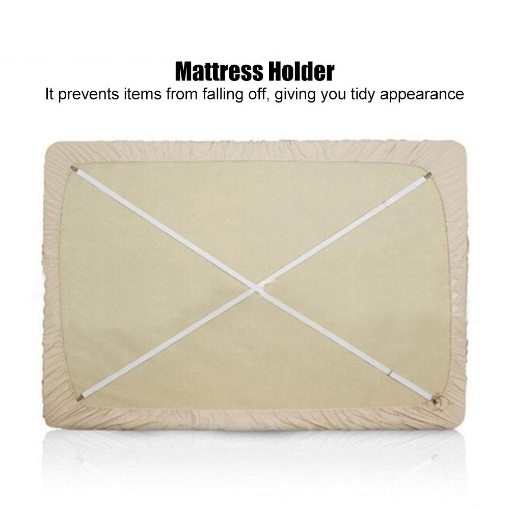 Bed Sheet Clip, Bed Sheet Straps, Straps Sheet Holder Mattress Clips, 90 180Cm Adjust Clip Grippers Fasteners Mattress Holder(2pcs)(White), Bed Sheet Straps, Bed Sheet Clip, Straps Sheet Holdbed