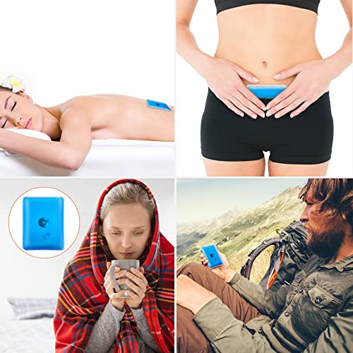 Vicloon Handwärmer,2er-Set Taschenwärmer wiederverwendbar,Taschenheizkissen Kinder für kalte Tage und für Büro/unterwegs-Rechteck