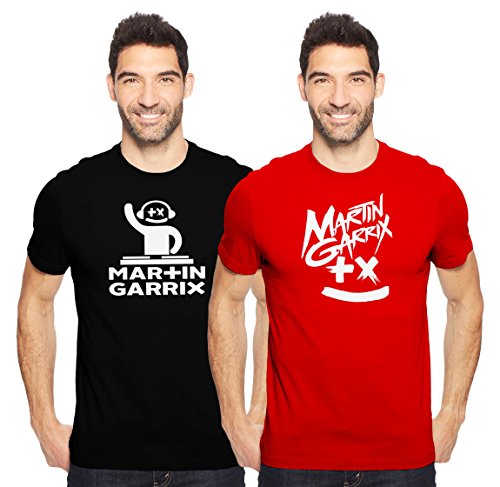 Buy Combo Men's Black \u0026 Red T Shirt 
