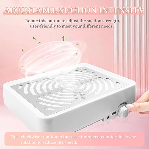 Angnya 06 Nail Dust Collector With Led Light,Nail Dust Collector thumb #1