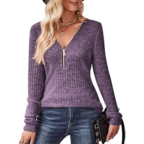 Gemulate Lightweight Long Sleeve Jumper for Women Cover