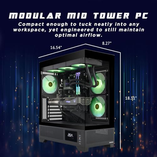 Image of ZOTAC MEK AI-Enhanced Gaming PC Desktop Computer - NVIDIA GeForce RTX 5070 12GB, AMD Ryzen 5 7600X up to 5.3 GHz, 32GB RGB DDR5, 2TB NVME M.2 SSD, 850W 80+ Gold PSU, WiFi, BT, Windows 11 Pro