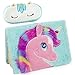 Plüsch Einhorn Notizbuch,Plüsch Unicorn Journal Notizbuch,Tagebuch für Mädchen Schönes Einhorn Flauschiges Notizbuch,Regenbogen Einhorn Briefpapier Set A5 für Mädchen/Jung