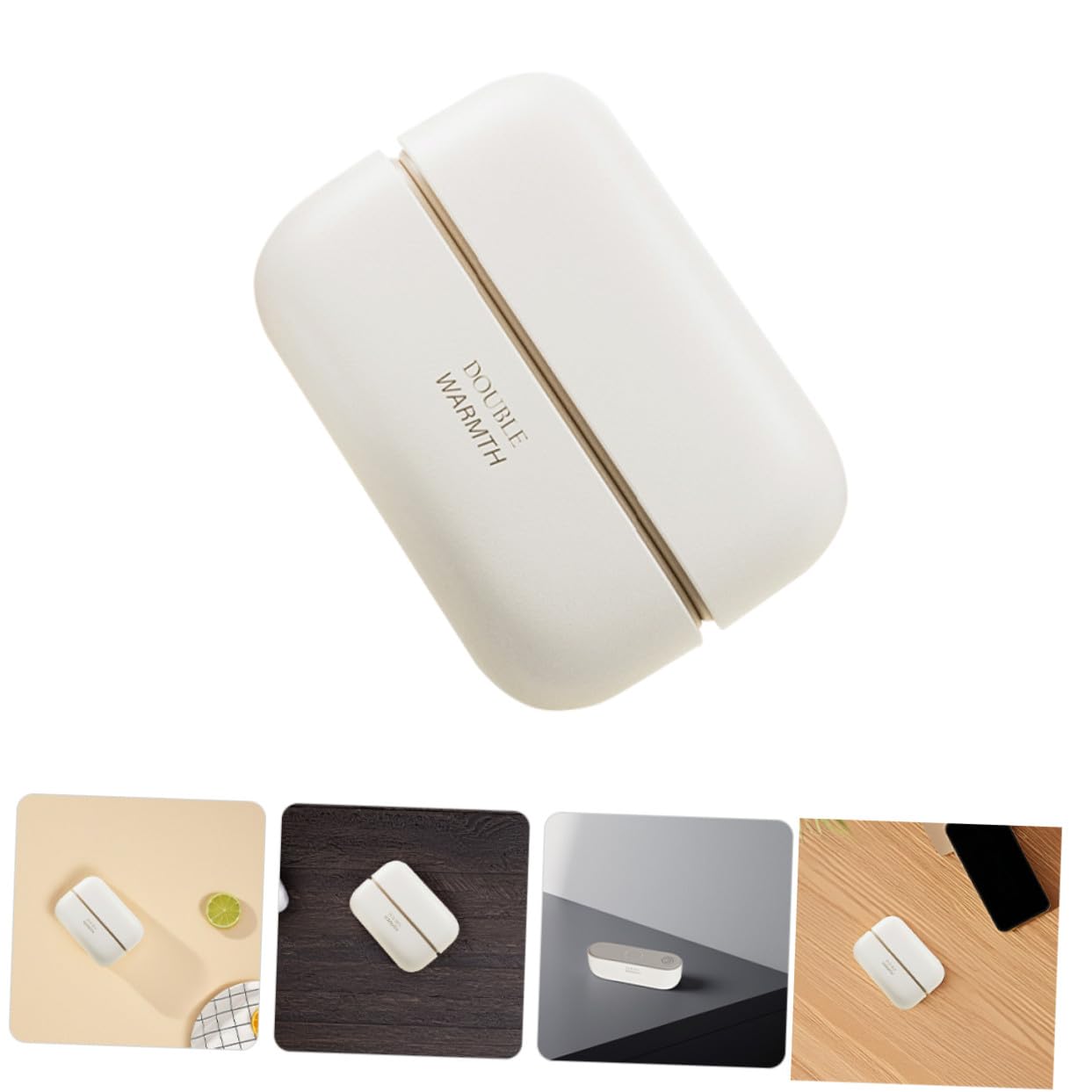 Calentador De Manos Portátil Recargable por USB Mini Calentador De Manos para Viajes Caza y Uso Exterior Cálido y Rápido para Invierno y Bolsillo