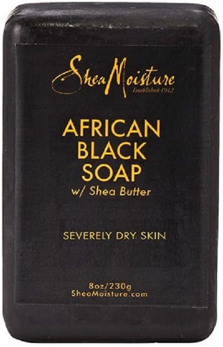 SHEA MOISTURE African Black Soap Bar Soap | Packaging may vary | 8 oz.