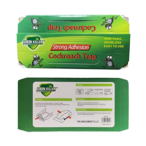 Cockroach Trap Roach Killer Indoor Home Non-Toxic Sticky Trap Bug Glue Trap For Roach, Ants, Spiders, Bugs, Beetles, Crickets #TOP4