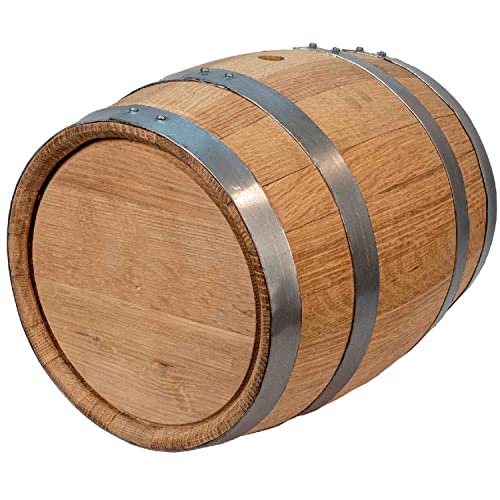 2.5 Gallon Oak Barrel - Wooden Whiskey Barrel Wine Barrel (10 Liter) For The Home Brewer, Distiller, Wine Maker - New American Oak Barrels for Aging Whiskey, Bourbon, Mead (HERITAGE SERIES)