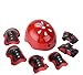 Produktbild MINI DEE Verdicken Roller Skating Helm Balance Auto Schutz Skateboard Bike Skating Knieschützer Ellenbogen 7 Stück Set