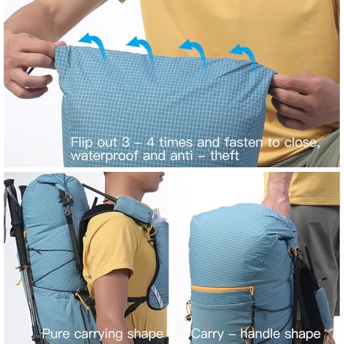 Mochila deportiva para senderismo AONIJIE 30L miniatura 6