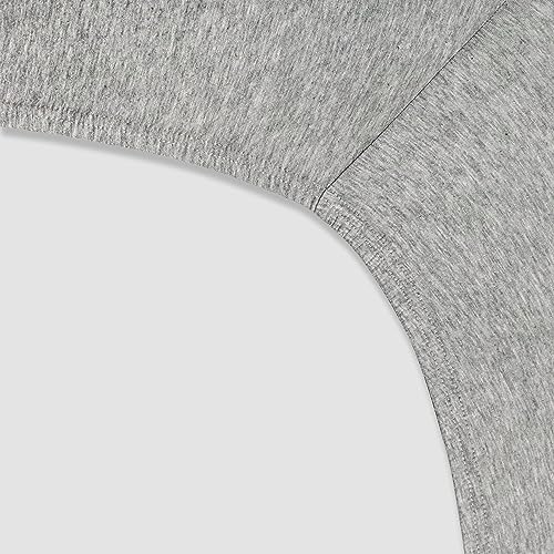 Image of HonestBaby Unisex-Baby Fitted Mini Crib Sheets Set Standard Mattress, 100% Organic Cotton Baby Boys, Girls, Neutral, 2 Pack - Bright White, One Size
