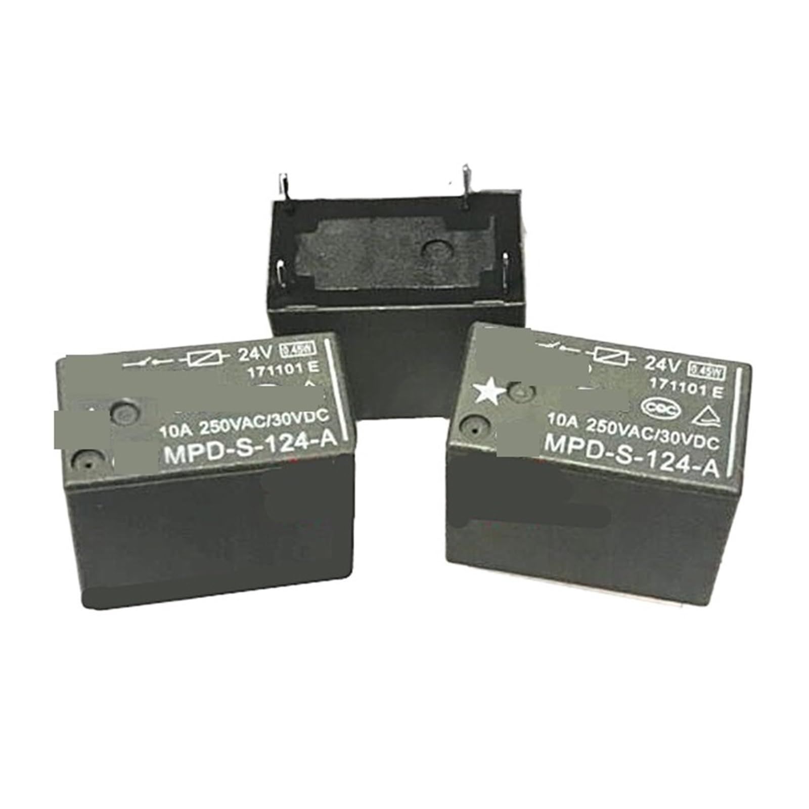 Relais MPD-S-124-A 24V 10A : Remplacement de carte électronique défectueuse - 20 Pcs