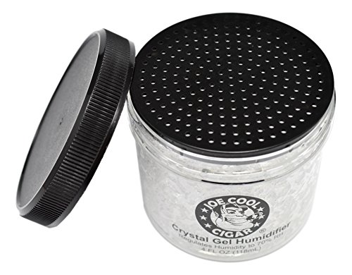Joe Cool Cigar Crystal Gel Humidifier for Cigar Humidors (4 oz Jars) - 3 Pack
