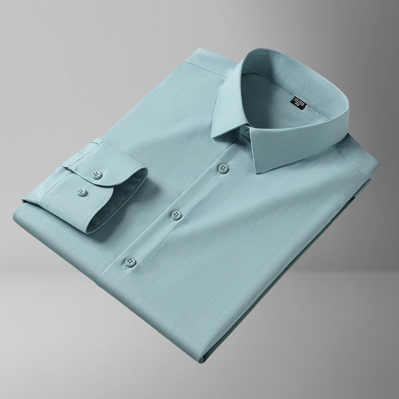 Camisa de negocios entallada que evita el exceso de calor en la oficina 5