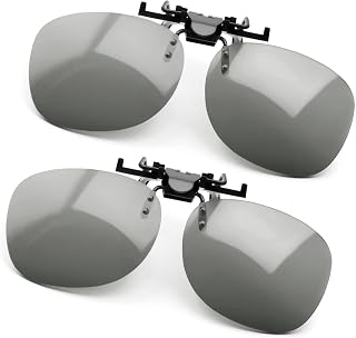 articulo Juego de 2 gafas 3D con clip para usuarios de gafas - Gafas 3D pasivas para Cinema 3D compatibles con LG, Philips, Panasonic, Toshiba, Grundig, RealD Kinos y muchos otros televisores 3D