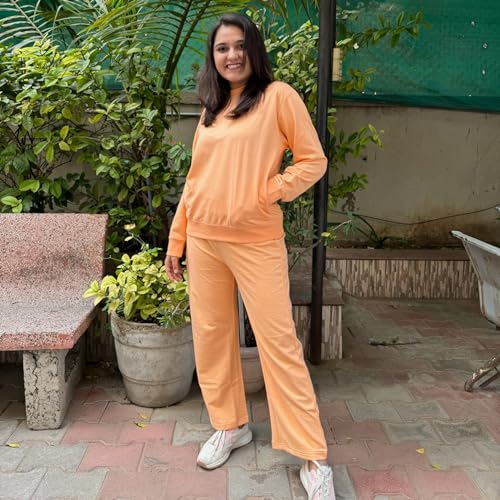 Image of Women's Co-Ord Set Relaxed Fit for Women | Two Piece Suit Top & Pant| Full Sleeve Cord Dress for Women | Casual Wear Co-ord Set for Women