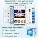OUKITEL OT5 Tablet 12 Zoll - 36+256GB Gaming Tablet, 11000mAh Akku, 2K IPS HD, MTK Helio G99 Octa-Core Android 13, 16MP+5MP, TÜV, Dual SIM/5G WiFi+4G LTE/OTG/GPS, Grau