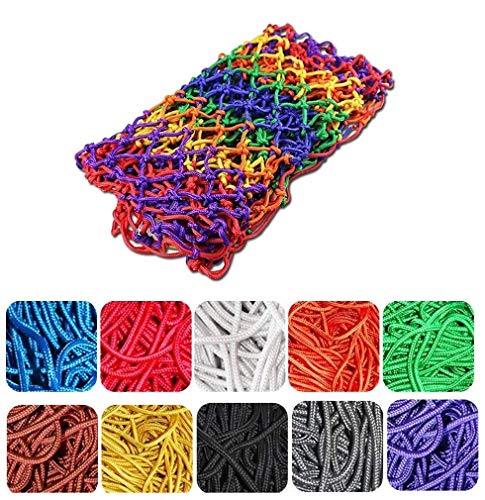 MWPO Red Decorativa Red de Seguridad para niños - Red de Cuerda Colorida Red de Seguridad para niños Red de Cuerda Trenzada Red de Escalada Red de protección de Aislamiento del Patio de recreo (T