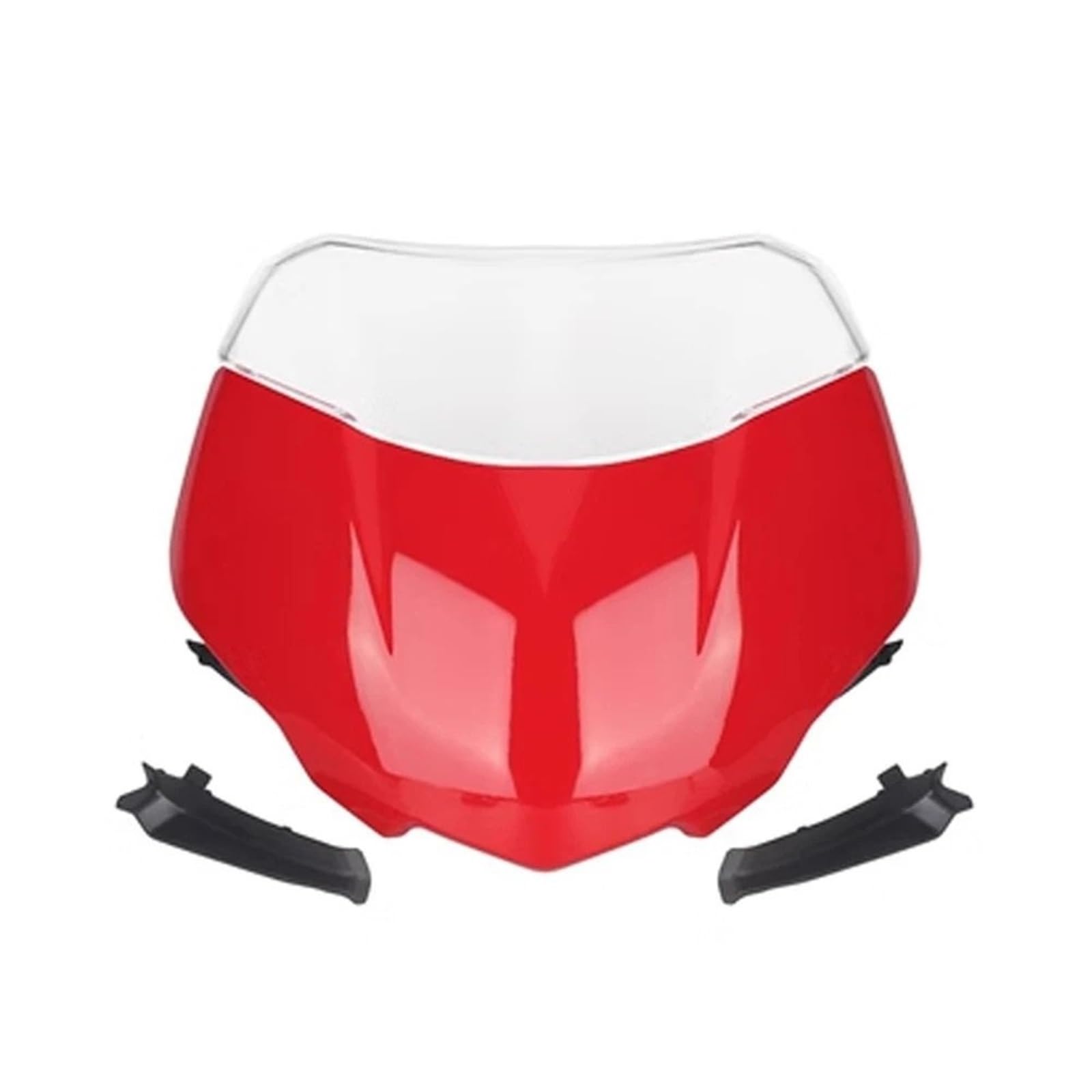 Deflektor motocykla Pasuje do Street Triple 765RS 765 RS moto2 2023, osłona przedniej szyby motocykla, spojler, deflektor(Bright Red Set)